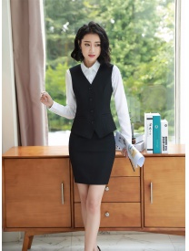 女式黑色马甲