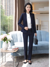 女式西装藏蓝色