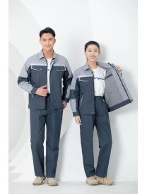 FB002 铁灰拼浅灰格子里布